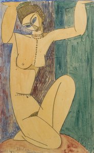 francés:  Cariatide de Amedeo Modigliani