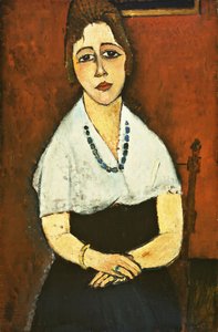 Chica con collar de Amedeo Modigliani