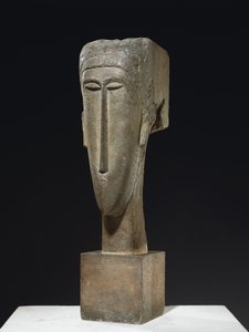 Cabeza, c.1910-12 de Amedeo Modigliani