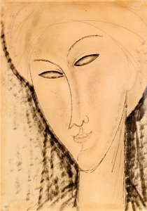 Cabeza de una mujer de Amedeo Modigliani