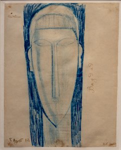 Cabeza de Amedeo Modigliani