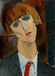 Madame Kisling, c. 1917 (óleo sobre lienzo) de Amedeo Modigliani