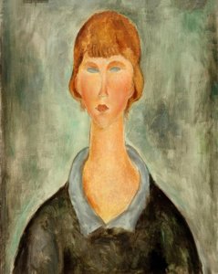 Retrato de una joven mujer