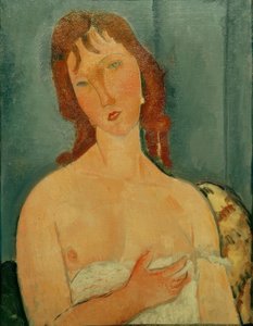 Retrato de una joven mujer de Amedeo Modigliani