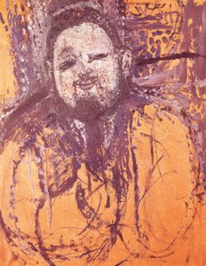 Retrato de Diego Rivera, por Amedeo Modigliani (1884-1920) de Amedeo Modigliani