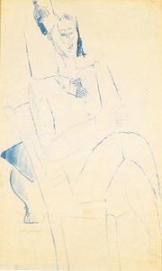 Retrato de Jean Cocteau, c. 1916 de Amedeo Modigliani