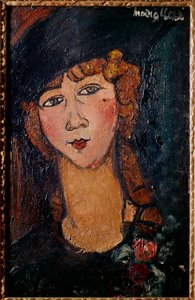 Retrato de Lolotte de Amedeo Modigliani