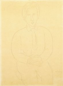 Retrato de Soutine Sentado, 1917