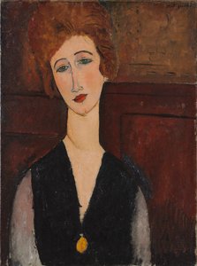 Retrato de una mujer de Amedeo Modigliani