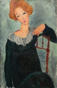 Mujer pelirroja. 1917 de Amedeo Modigliani