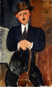 Hombre sentado de Amedeo Modigliani