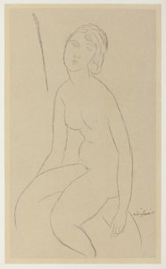 Desnudo sentado de Amedeo Modigliani