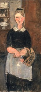 La bonita ama de casa (La Jolie Menagere) 1915 de Amedeo Modigliani
