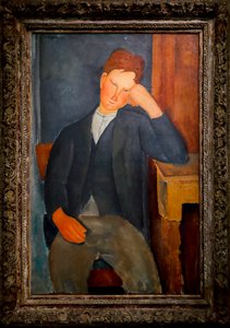 El joven aprendiz, c.1918-19 (óleo sobre lienzo) de Amedeo Modigliani
