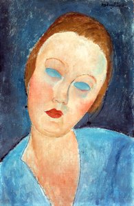 Esposa del pintor Survage, 1918 de Amedeo Modigliani