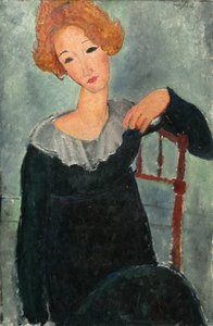 Mujer con pelo rojo de Amedeo Modigliani