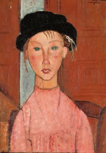 Niña con boina, 1918