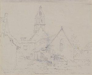 Iglesia en ruinas, c.1803 de Amelia Long