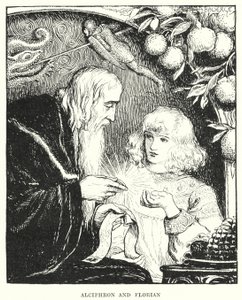 Alciphron y Florian de Amelia M. (attr.to) Bowerley or Bauerle