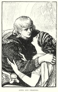 Aner y Fedra (grabado) de Amelia M. (attr.to) Bowerley or Bauerle
