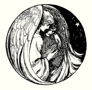 Ilustración de la portada para Alegorías de Frederic W Farrar (grabado) de Amelia M. (attr.to) Bowerley or Bauerle