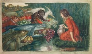 Cosecha de Duendes, c.1910 de Amelia M. Bowerley or Bauerle