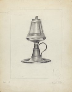 Lámpara de camphene de Amelia Tuccio