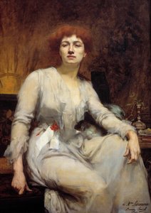 Retrato de Séverine (Caroline Remy esposa de Guebhard) de Amelie Beaury Saurel