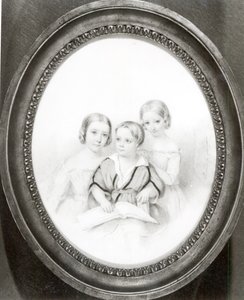 Blandine (n.1835), Cosima (n.1837) y Daniel (n.1839), hijos de Marie d