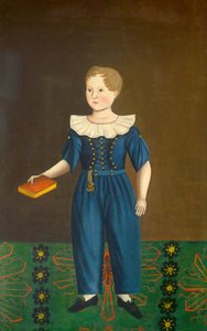 Niño en Azul de American 19th Century
