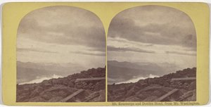 Monte Kearsarge y Cabeza Doble, desde el Monte Washington de American 19th Century