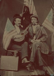 Retrato de tres hombres de American 19th Century