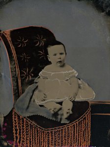 Retrato de un bebé de American 19th Century