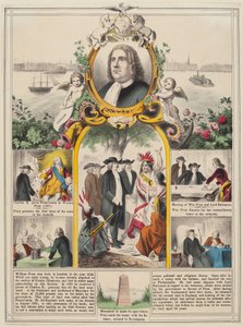 La Historia de William Penn de American 19th Century
