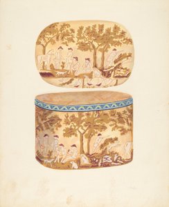 Caja de sombreros de American 20th Century