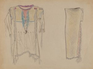 Camisa y polainas de gamuza