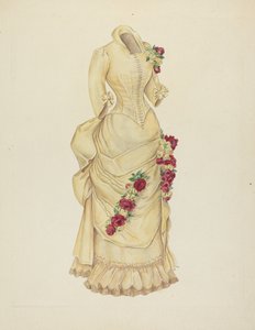 Vestido con Polizón