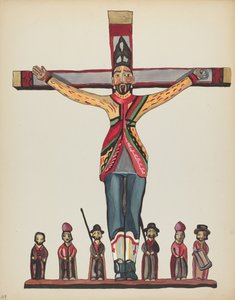 Lámina 29: San Acacio: Del portafolio "Diseños coloniales españoles de Nuevo México" de American 20th Century
