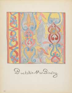 Placa 48: Diseño de Gamuza: Del Portafolio "Diseños Coloniales Españoles de Nuevo México" de American 20th Century