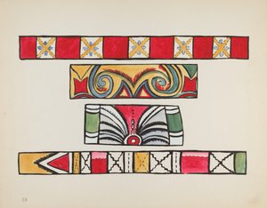 Placa 49: Diseño Misceláneo: Del Portafolio "Diseños Coloniales Españoles de Nuevo México"