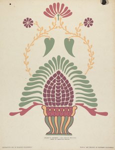 Vestimenta del sacerdote de la Misión San Gabriel del portafolio "Arte decorativo de la California española" de American 20th Century