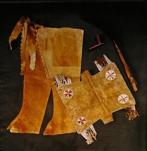 Polainas y Leggings (cuero y cuentas) de American American