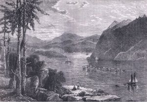 Las Tierras Altas del Hudson, ilustración de la Historia de los Estados Unidos de Cassell, publicada por Cassell, Petter & Galpin, c.1900 de American English school