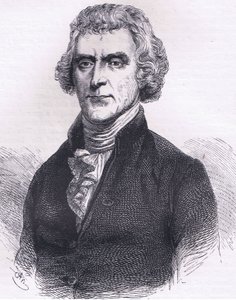 Thomas Jefferson, ilustración de la Historia de los Estados Unidos de Cassell, publicada por Cassell, Petter & Galpin, c.1900 de American English school