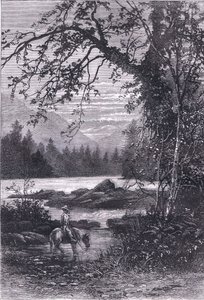 Vista de Carolina del Norte, ilustración de la Historia de los Estados Unidos de Cassell publicada por Cassell, Petter & Galpin, c.1900 de American English school