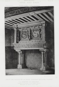 Chimenea: Sala de Guardias de la Reina, Chateau De Blois, Francia de American Photographer (after)