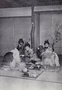 Geishas cenando en una casa de té de American Photographer (after)