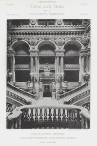 Gran Escalera de la Ópera Nueva, París, Francia de American Photographer (after)