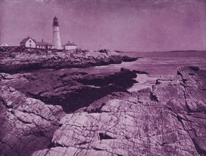 Faro en el puerto de Portland, Maine de American Photographer (after)