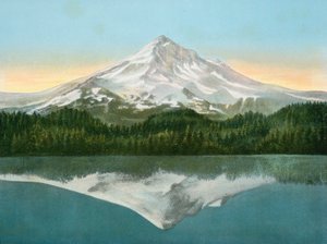 Monte Hood desde el Lago Perdido